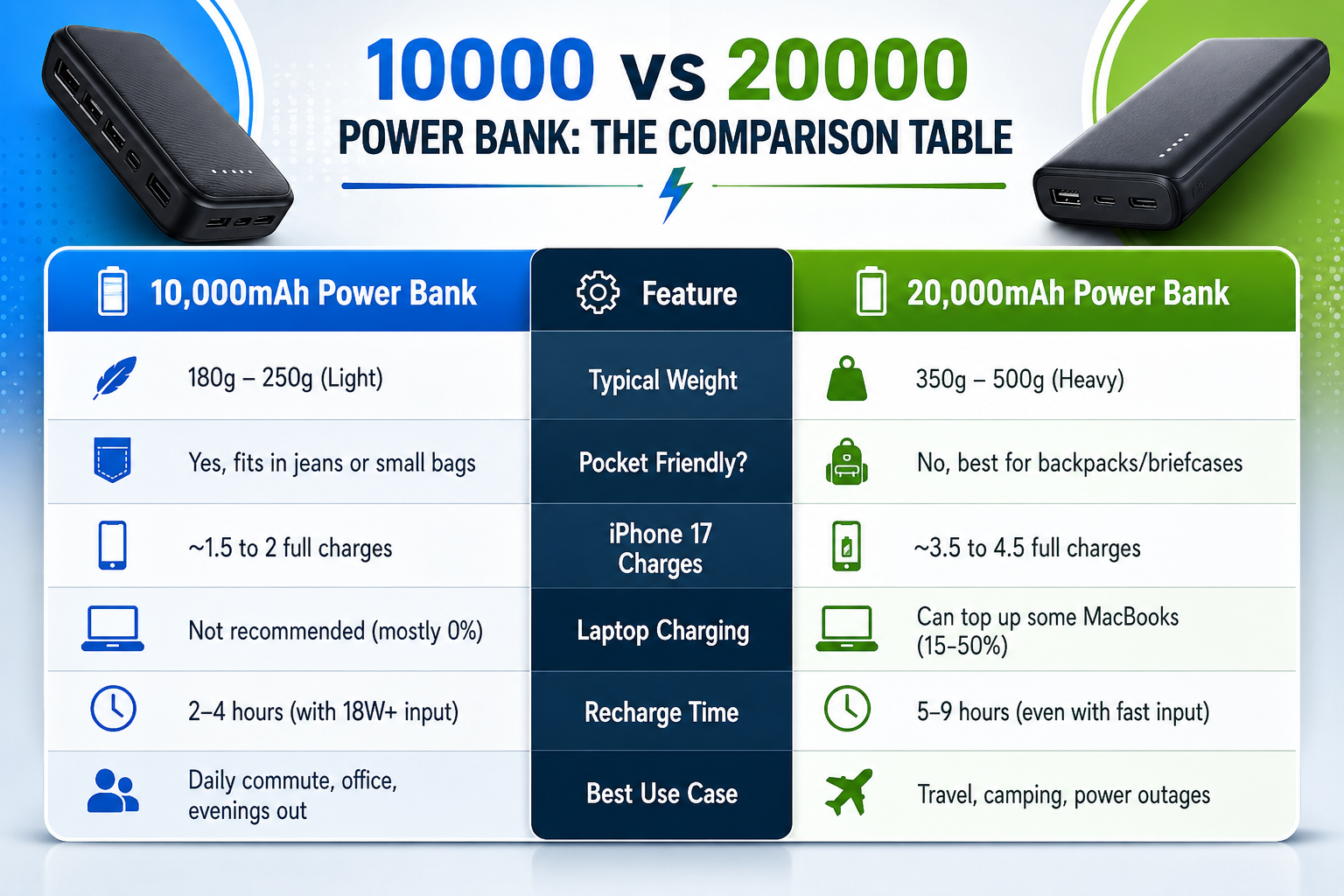 Capacity Comparison