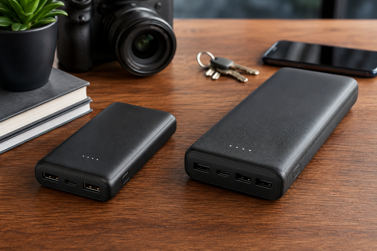 10000mAh vs 20000mAh Power Bank